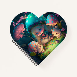 魔法小妖精や小人モーメント ノートブック