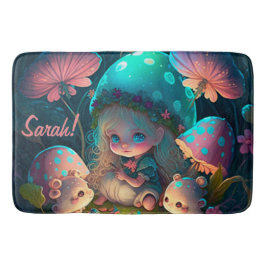 魔法小妖精や小人モーメント バスマット