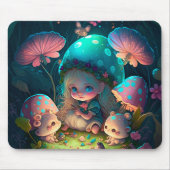魔法小妖精や小人モーメント マウスパッド (正面)