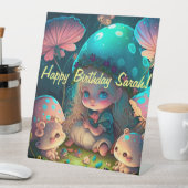 魔法小妖精や小人モーメント 台座サイン (インサイチュ)