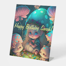 魔法小妖精や小人モーメント 台座サイン