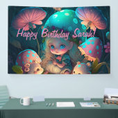 魔法小妖精や小人モーメント 横断幕 (トレードショー)