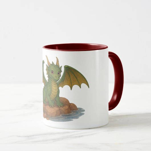 魔法小龍 マグカップ (正面右)