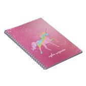 魔法少女の虹色きらきらユニコーン ノートブック (右側)