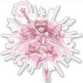 魔法少女アニメの魅惑の変身 シール (正面)