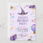 魔法少女パープルバースデーパーティーInvita 招待状 (正面)