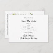 魔法庭園の結婚式 セーブザデート (正面/裏面)