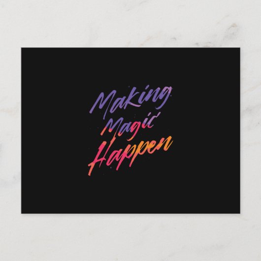 魔法引用文 ポストカード (正面)