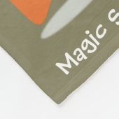 魔法怖がる遠くに怪物 フリースブランケット (角)