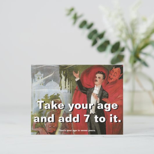 魔法手品 ポストカード (スタンド正面)