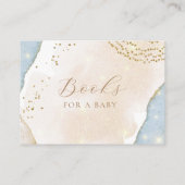 魔法抽象芸術グリッターベビー エンクロージャーカード (裏面)