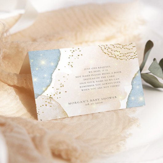 魔法抽象芸術グリッターベビー エンクロージャーカード