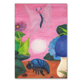 魔法昆虫蝶の変態イラストレーション テーブルナンバー