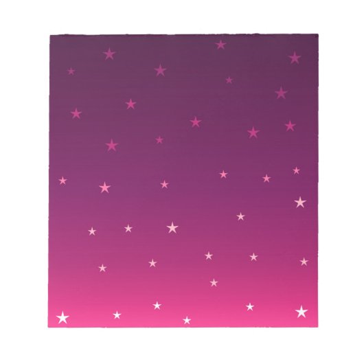 魔法星紫色 ノートパッド (正面)
