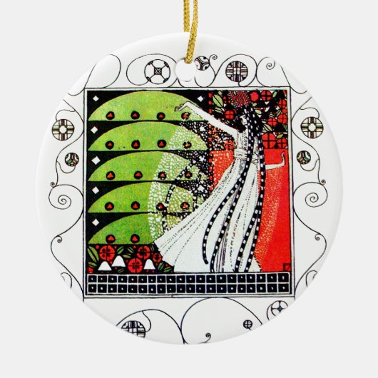 魔法春 セラミックオーナメント (正面)