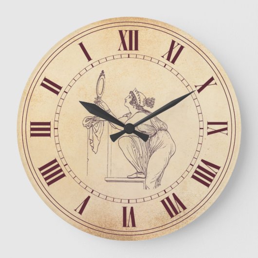 魔法時計のユーモアは、若い ラージ壁時計 (正面)