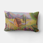 魔法景観 ランバークッション (裏面)