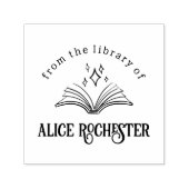 魔法書個人図書館名前をカスタムする書 セルフインキングスタンプ (デザイン)