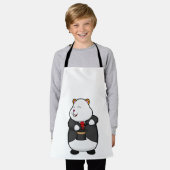 魔法杖と帽子でマジシャンとしてハムスター エプロン (着用した状態)