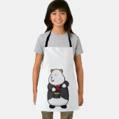魔法杖と帽子でマジシャンとしてハムスター エプロン (インサイチュ)