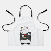 魔法杖と帽子でマジシャンとしてハムスター エプロン (正面)