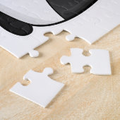 魔法杖と帽子でマジシャンとしてハムスター ジグソーパズル (側面)