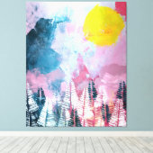 魔法林 キャンバスプリント (インサイチュ (ウッドフロア))