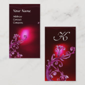 魔法果実モノグラム赤ブルゴーニュ 名刺 (正面/裏面)