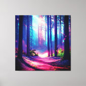 魔法森林環境 キャンバスプリント (正面)