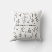 魔法毎日かわいいクリスマス枕を探す クッション (裏面)