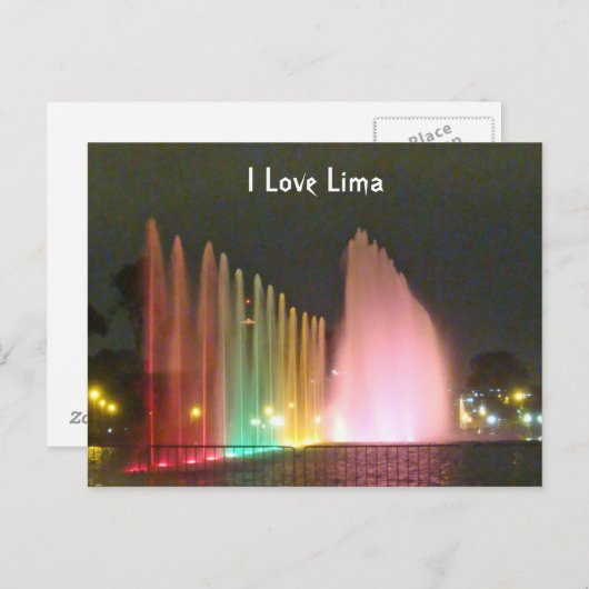 魔法水噴水 – サーキトデルマニコデルアグア ポストカード (正面/裏面)