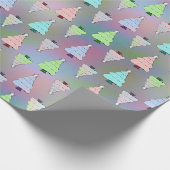 魔法水彩クリスマスラップ紙転が ラッピングペーパー (角)