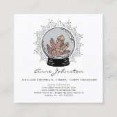 魔法水晶玉正方形名刺 スクエア名刺 (裏面)