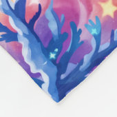 魔法氷小妖精や小人雪の森凍ってい童話 フリースブランケット (角)