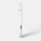 魔法氷小妖精や小人雪の森凍ってい童話 SAMSUNG GALAXYケース (左側面)