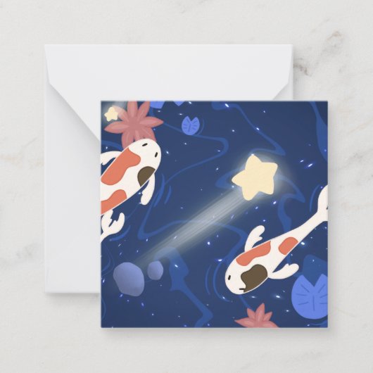 魔法池のノートカード ノートカード (正面)