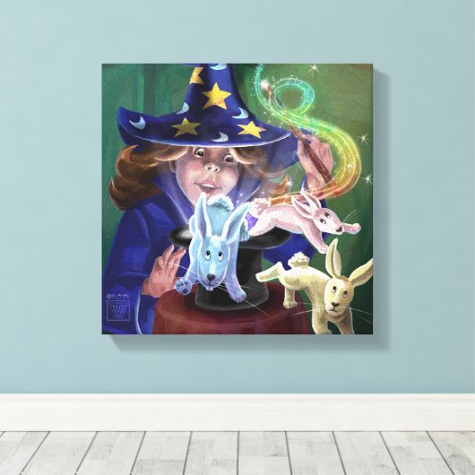 魔法法 キャンバスプリント (インサイチュ (ウッドフロア))