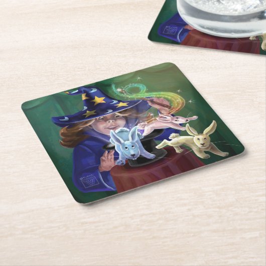 魔法法 スクエアペーパーコースター (アングル)