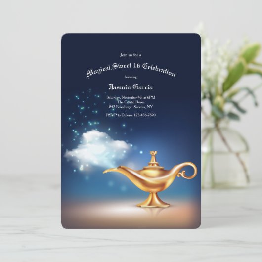 魔法灯 招待状 (スタンド正面)