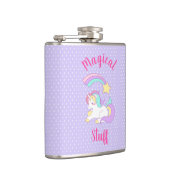 魔法物。スリーピングユニコーン&射撃、 発砲スター フラスク (右)