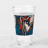 魔法猫のタンブラーガラス タンブラーグラス (正面)