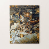 魔法猫2匹のステームパンクファンタジーシーン ジグソーパズル (縦)