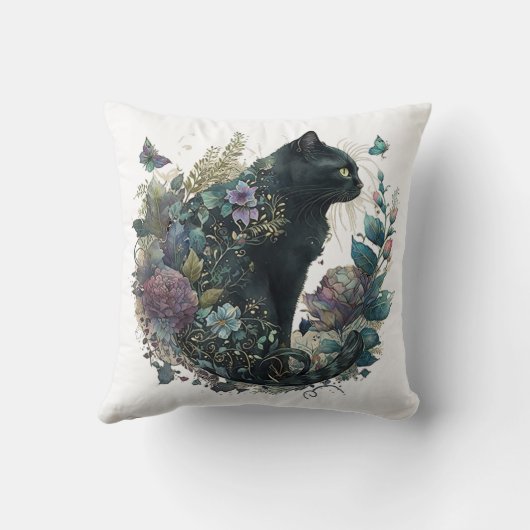 魔法猫 クッション (裏面)