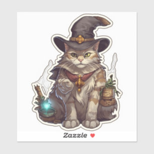 魔法猫 シール