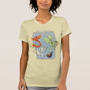 魔法生物のビンテージグラフィック Tシャツ