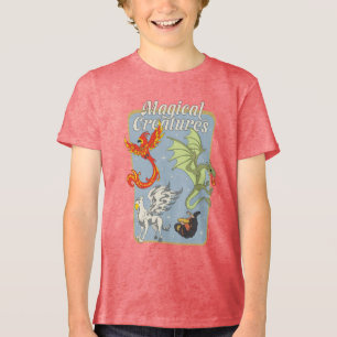 魔法生物ビンテージグラフィック トライブレンドTシャツ