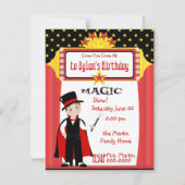 魔法番組 招待状 (正面)