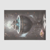 魔法白熱［赤熱］光を放つのオールド魔法の魔導書 薄葉紙 (正面)