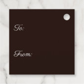 魔法白熱［赤熱］光を放つのカボチャと秋紅葉 フェイバータグ (裏面)