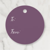 魔法白熱［赤熱］光を放つのハロウィーンカボチャと星 フェイバータグ (裏面)